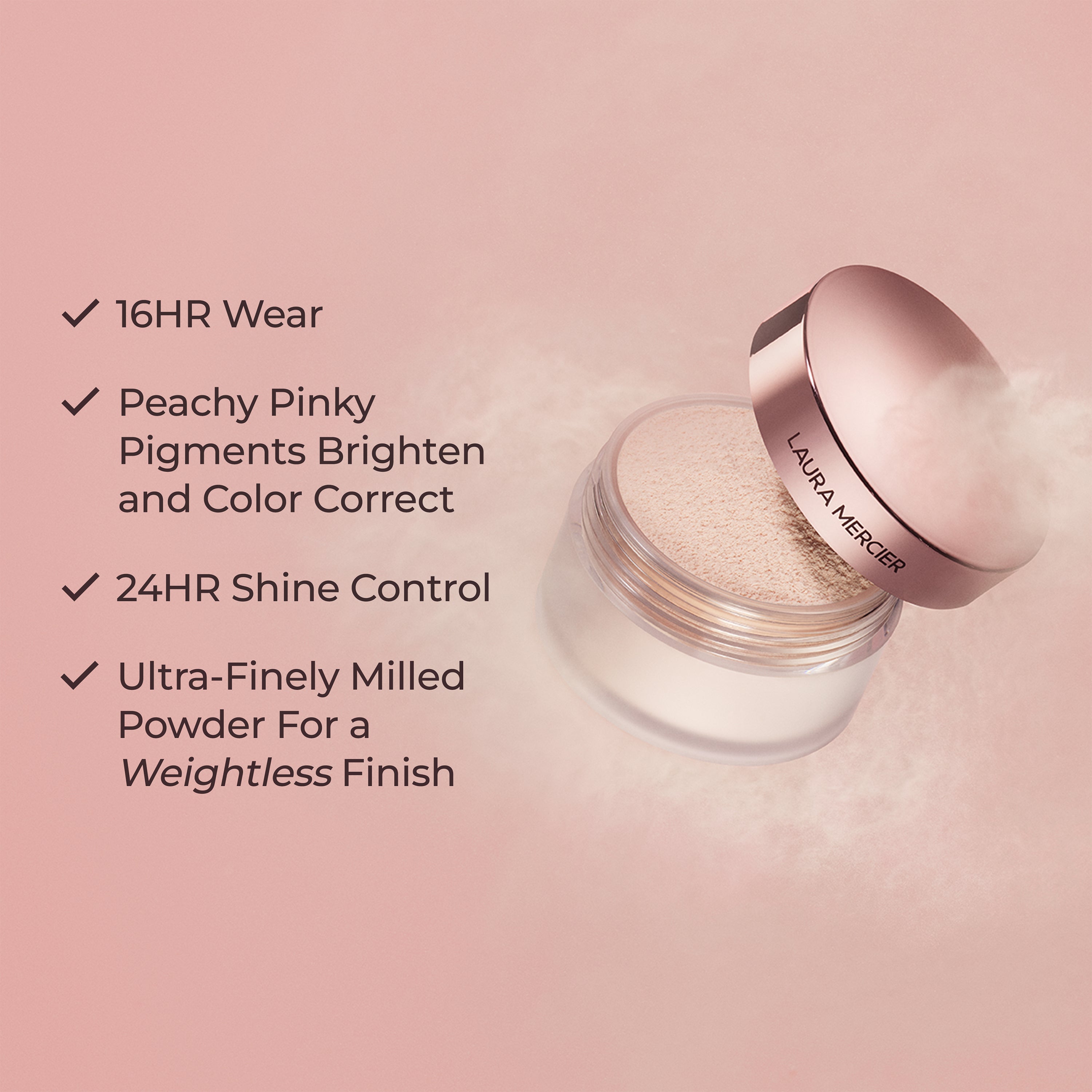 Pink Translucent Loose Setting Powder Tone-Up Mini view 4